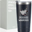 Vaso 20oz a prueba de derrames con tapa regalo negro