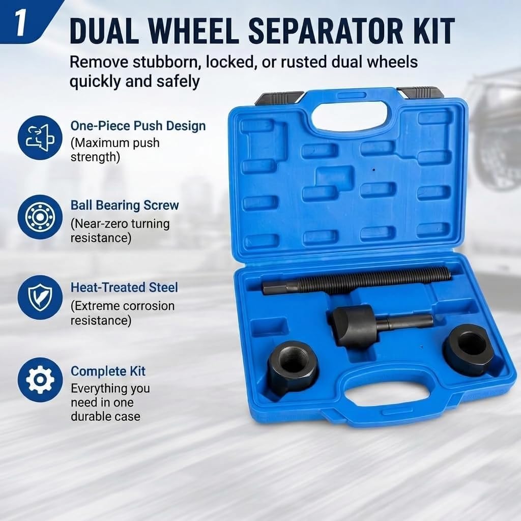 Herramienta separadora rueda doble extracción cubo
