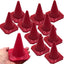 Conos tráfico plástico rojo 4" set 10 para agilidad