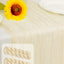 2 Caminos Mesa Tela Beige 120pulg Boda Fiesta