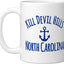 Taza Cerámica Barco Ancla Marina Rústico Blanco