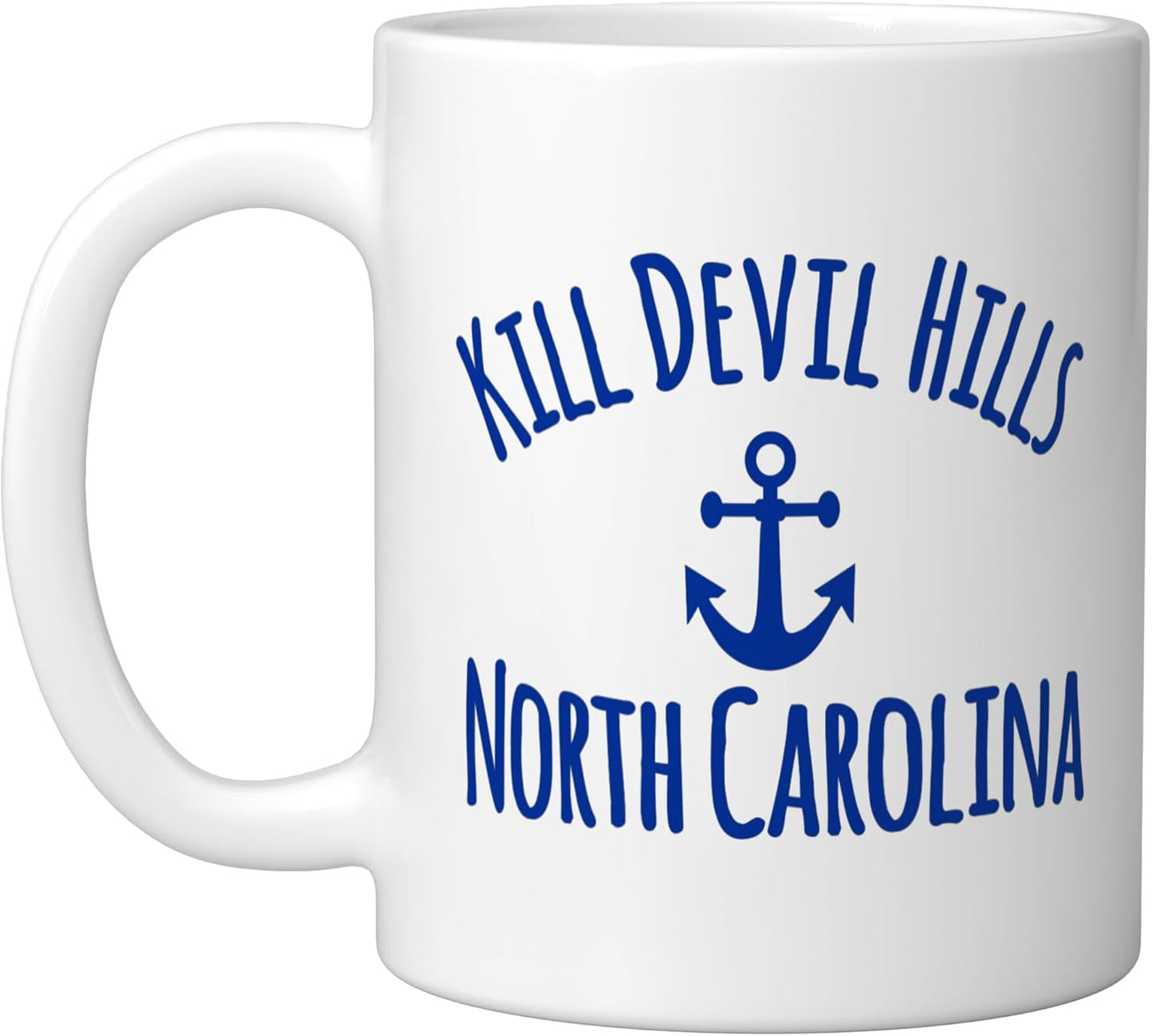 Taza Cerámica Barco Ancla Marina Rústico Blanco