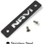 Placa frontal motocicleta Honda Navi Negro