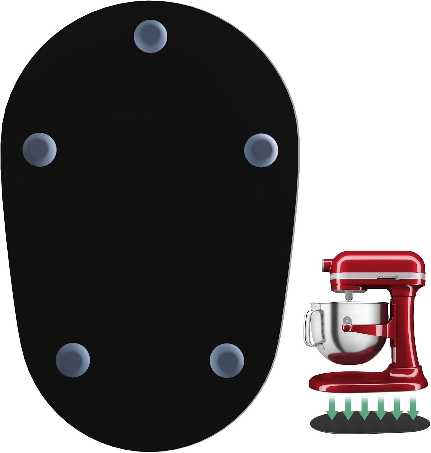 Alfombrilla deslizante acrílica para batidora KitchenAid
