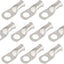 10 Pzas Lengüetas Anillo Cobre Estañado 4 AWG-3/8 M10