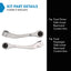 Set brazos control Ford Explorer 20-23 2 Pzas