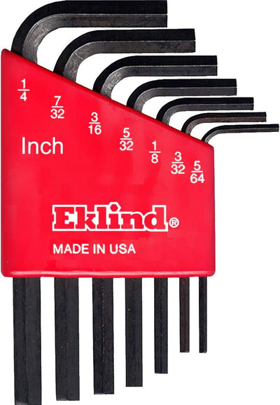 Set 7 Pzas Llave Allen SAE 5/64-1/4