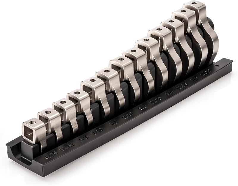 Set llaves racores 3/8" 13 Uds estante