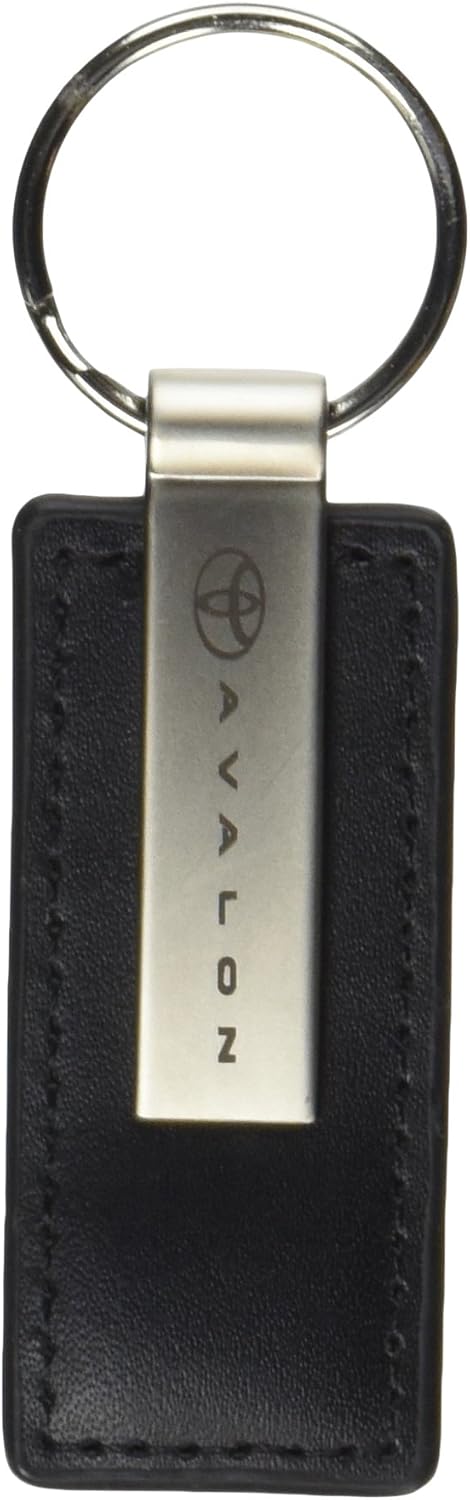 Llavero de Cuero Negro Avalon para Autos y Hogar