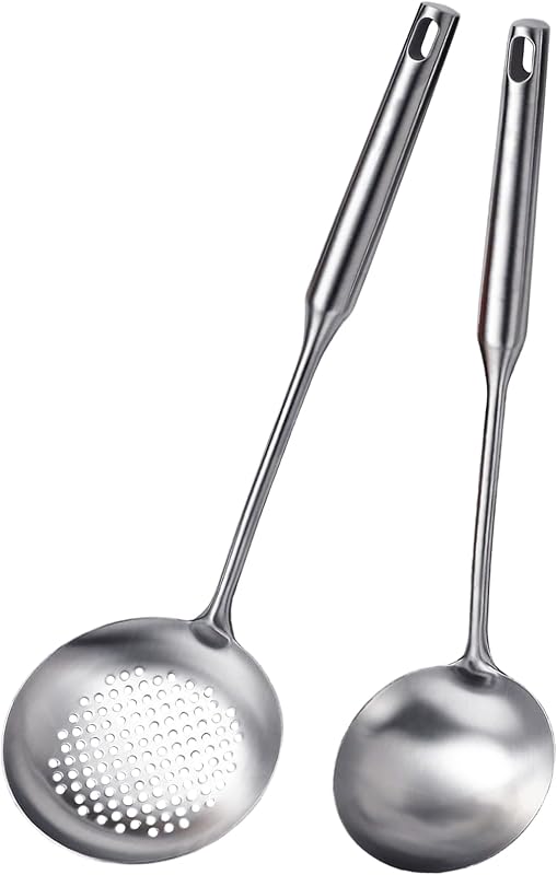 Set 2 Cucharones Acero Inox 316 para Colar y Freír