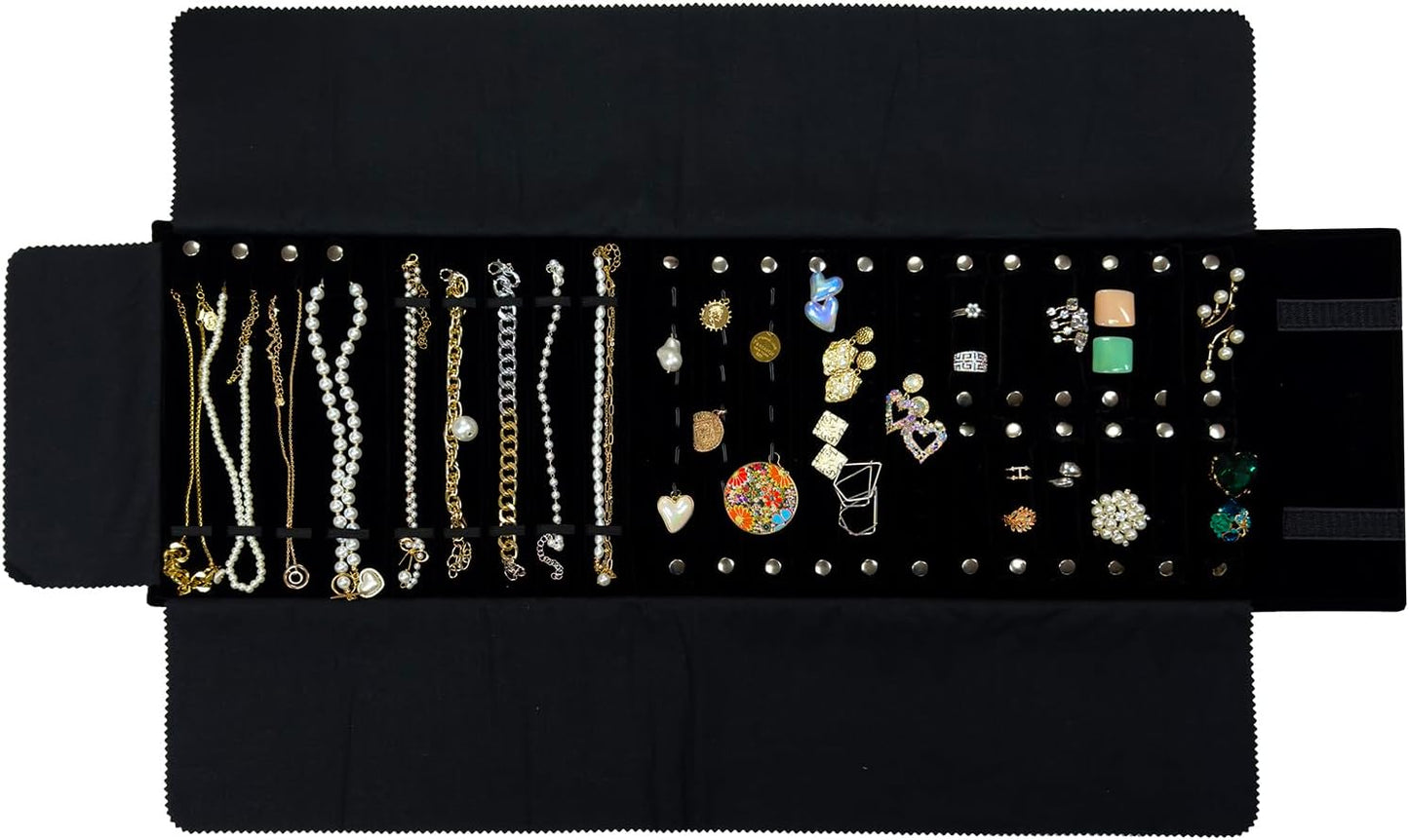 Estuche terciopelo joyas extra grande elástica