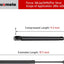 Muelle amortiguador gas 16" para puertas camioneta