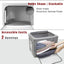 Caja almacenamiento ropa plegable con ventanas