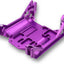 Placa deslizante aluminio 7075 CNC comp Ryft RBX10 morado