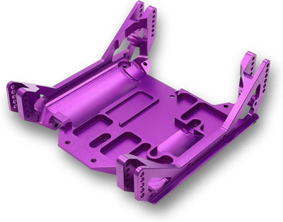 Placa deslizante aluminio 7075 CNC comp Ryft RBX10 morado