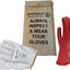 Kit guantes aislantes goma roja clase 00 500V CA