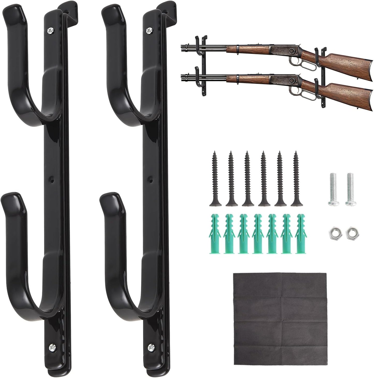 Estante pared camioneta 14-25" acero ajustable 2 pzas
