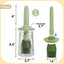 3 Dispensadores Aceite Vidrio 6.8oz Cepillo Silicona Cocina