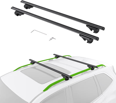 Barras transversales techo ajustables aluminio 52pulg 200lbs
