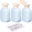 3 Botellas Champú 3.4oz Recipientes Viaje Plástico Recargables