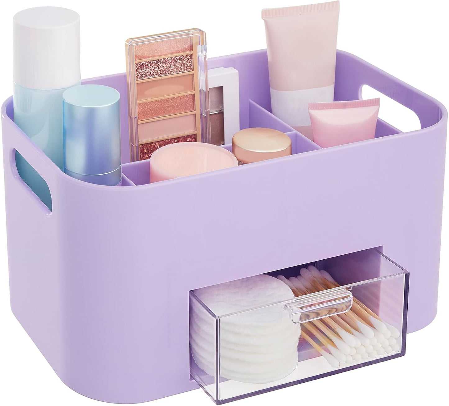 Organiz. maquillaje encimera baño cajón brochas cosméticos