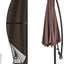 Funda impermeable sombrilla patio 9-14" comp 12-14"