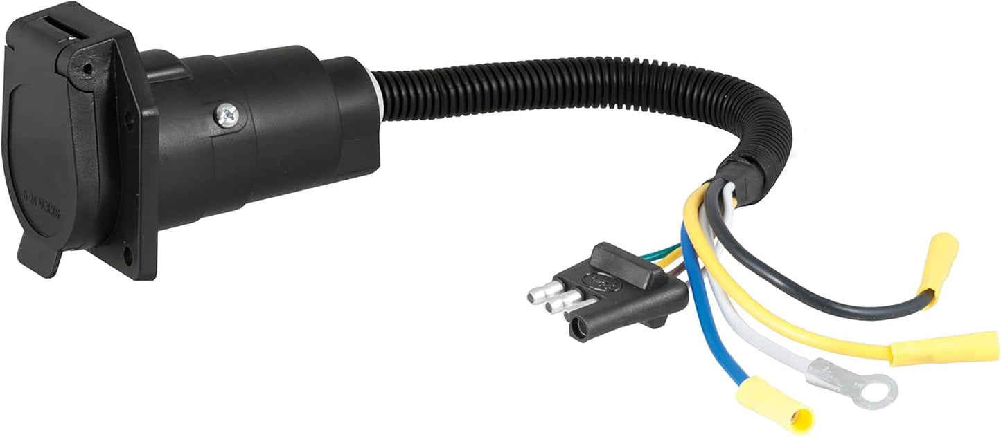 Adaptador eléctrico plano 4 vías 57184
