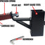 Soporte T Post 2x4 para objetivo Gong acero AR500