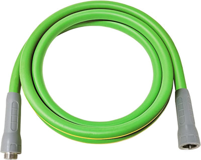 Manguera jardín 5/8pulg IDx12ft PVC duradera latón verde