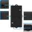 Caja conexiones remolque 6-7 polos resistente negro