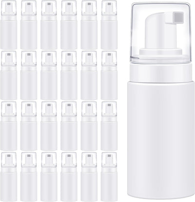 Dispensador espuma 1oz plástico viaje recargable blanco