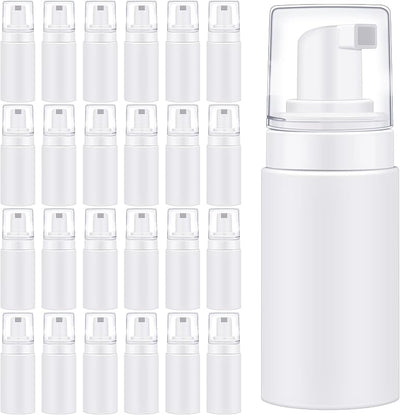 Dispensador espuma 1oz plástico viaje recargable blanco
