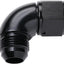 Adaptador conector giratorio 16AN aluminio negro