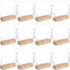 Base luz LED madera acrílica 7" cables USB
