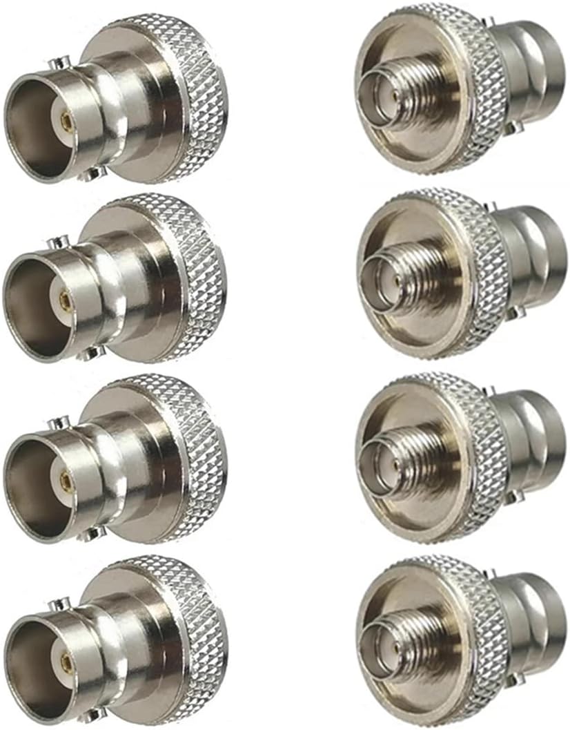 8 Pzas Adaptador SMA hembra a BNC hembra para UV-5R