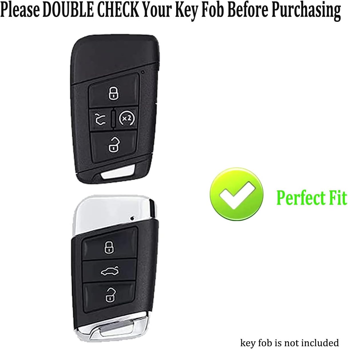 Funda TPU llavero comp VW Atlas Tiguan Passat