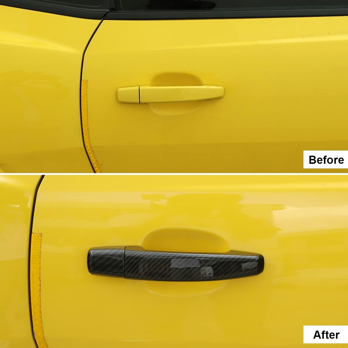 Accesorios fibra de carbono para manija puerta Camaro 10-15