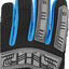 Guantes impacto protección agarre negro azul talla M