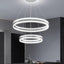 Lámpara colgante anillo LED regulable 3000K-6000K