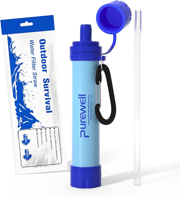 Filtro agua al aire libre purificador acampar senderismo