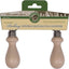 Cuchillo mecedor acero inox 5.5pulg asa madera marrón