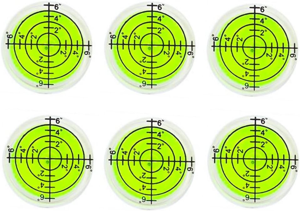 6 Niveladores Circulares 1.260pulg para Vehículo Recreativo