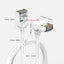 2 Cables Ethernet Cat 6 20ft 10 Gbps Blanco
