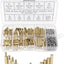Kit tuercas latón M3 espaciador hexagonal macho-hembra