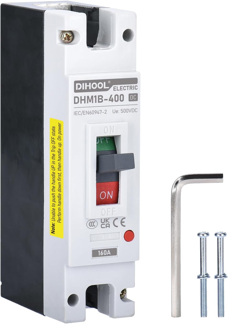 Interruptor circuito 160A CC 500V para coche RV barco