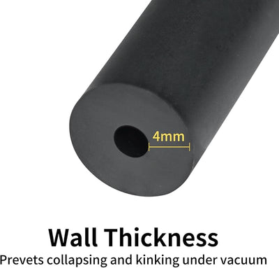 Kit manguera vacío silicona 10ft 6 pzas con conector 12