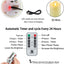 Velas LED sin llama recargable con control remoto 3x5