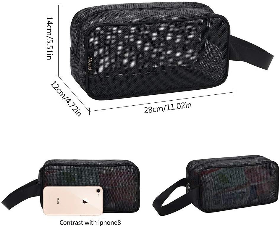 Bolsa malla organizadora ducha dormitorio universitario