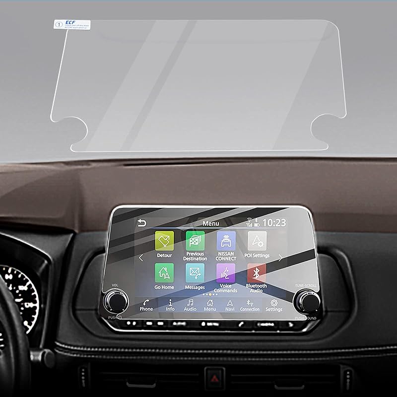 Protector vidrio templado 8" Nissan Rogue Altima 19-26