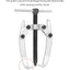 Extractor engranajes universal 2 mordazas 3" acero carbono